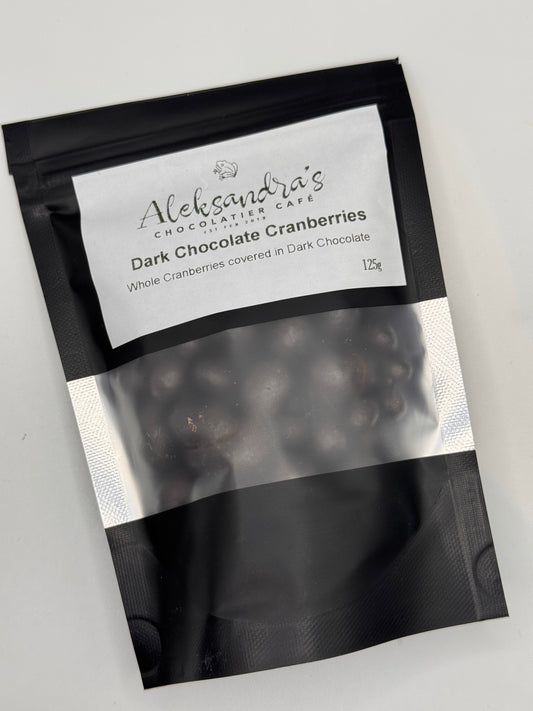 Dark Chocolate Cranberries