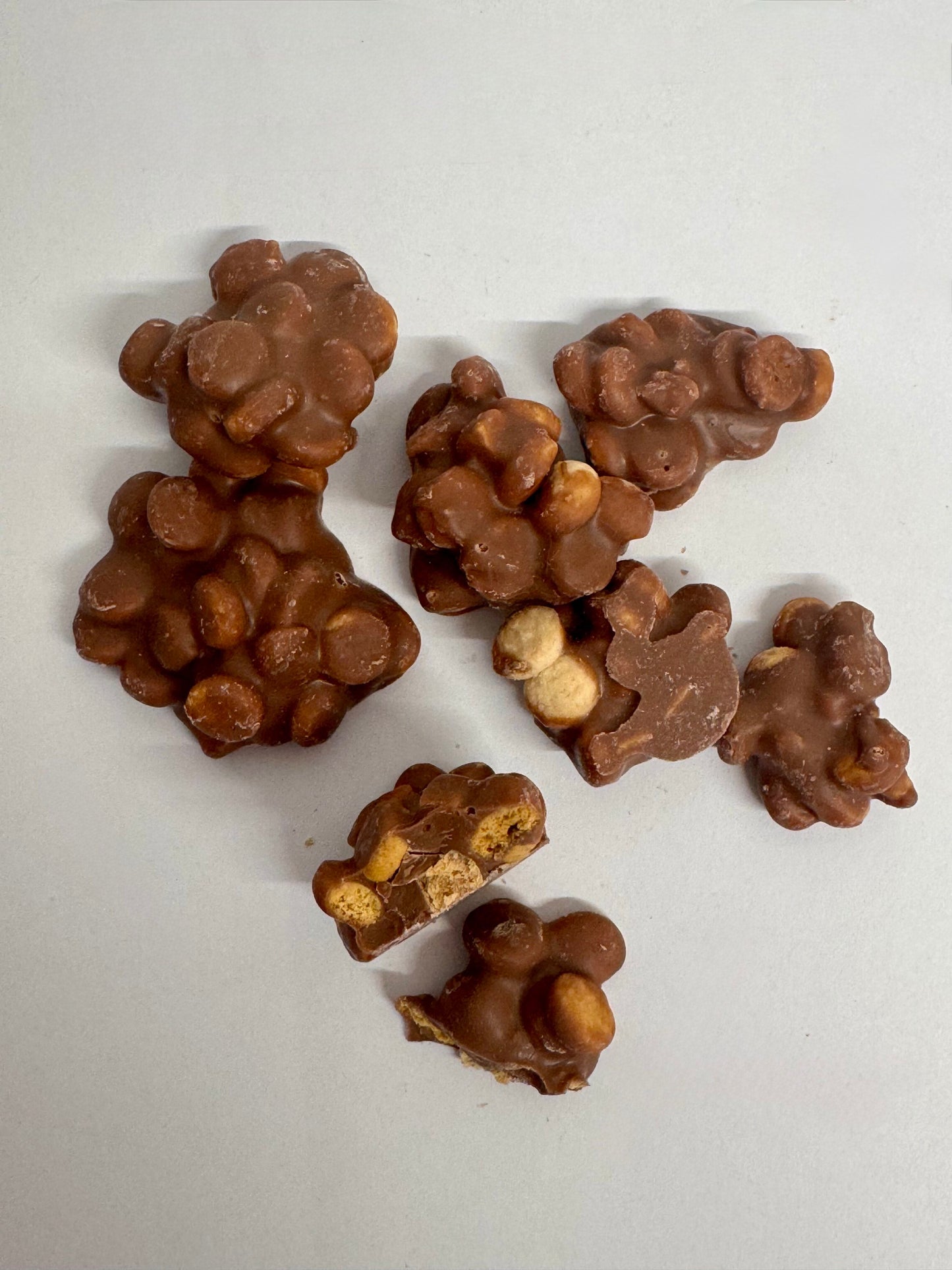 Milk Chocolate Cookies and Fudge Clusters